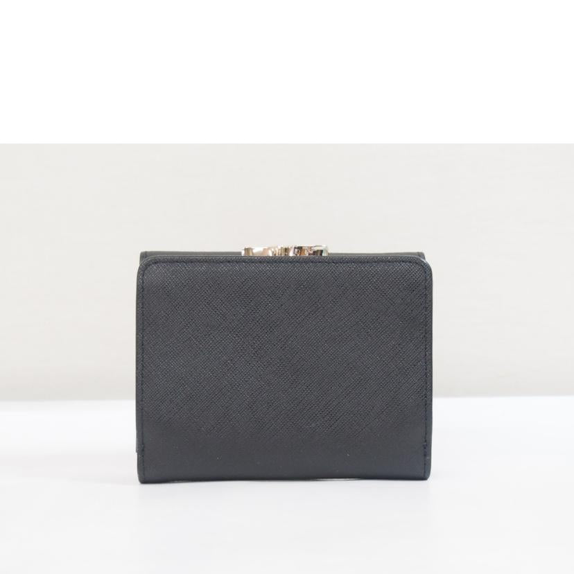 Vivienne．W ヴィヴィアンウエストウッド/サフィアーノスィンラインオーブがま口財布//Aランク/71