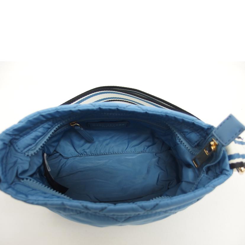 MARC　JACOBS マークジェイコブス/ナイロンショルダーバッグ／キルティング／ブルー/H115M06SP21 407//019**********/Aランク/04