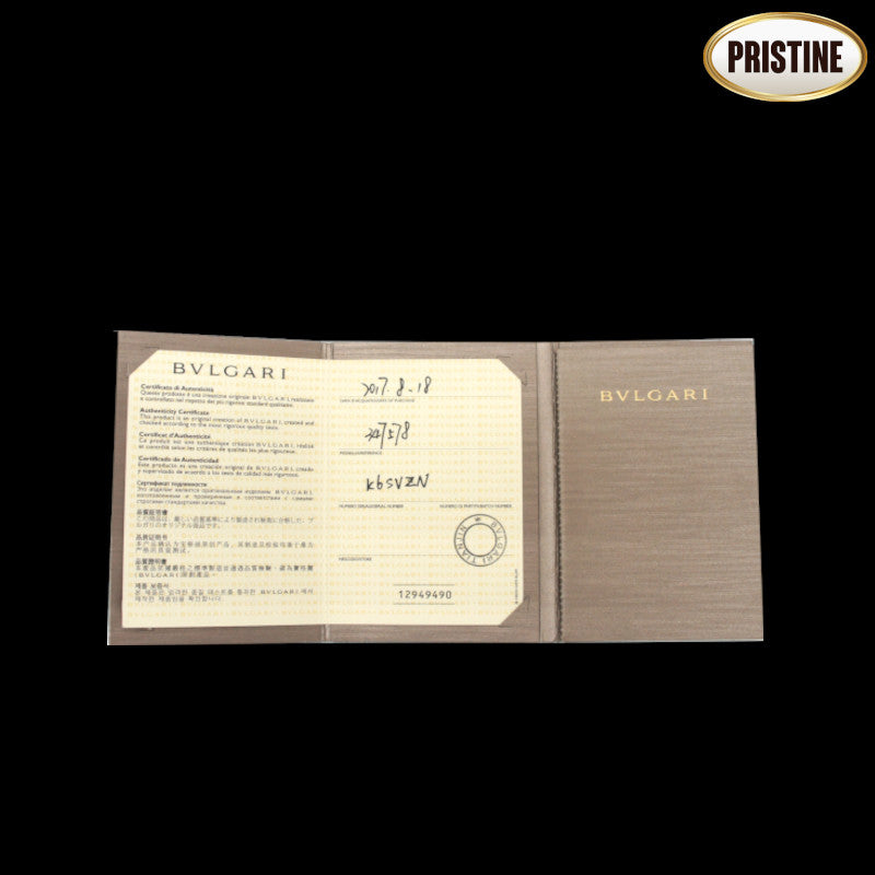 BVLGARI ブルガリ/750B－zero1エレメントブラックセラミックダイヤネックレス//Aランク/84