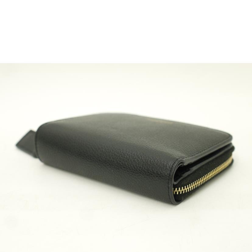 SAINT　LAURENT サンローラン/二つ折り財布／ブラック/414661//061*/Aランク/69