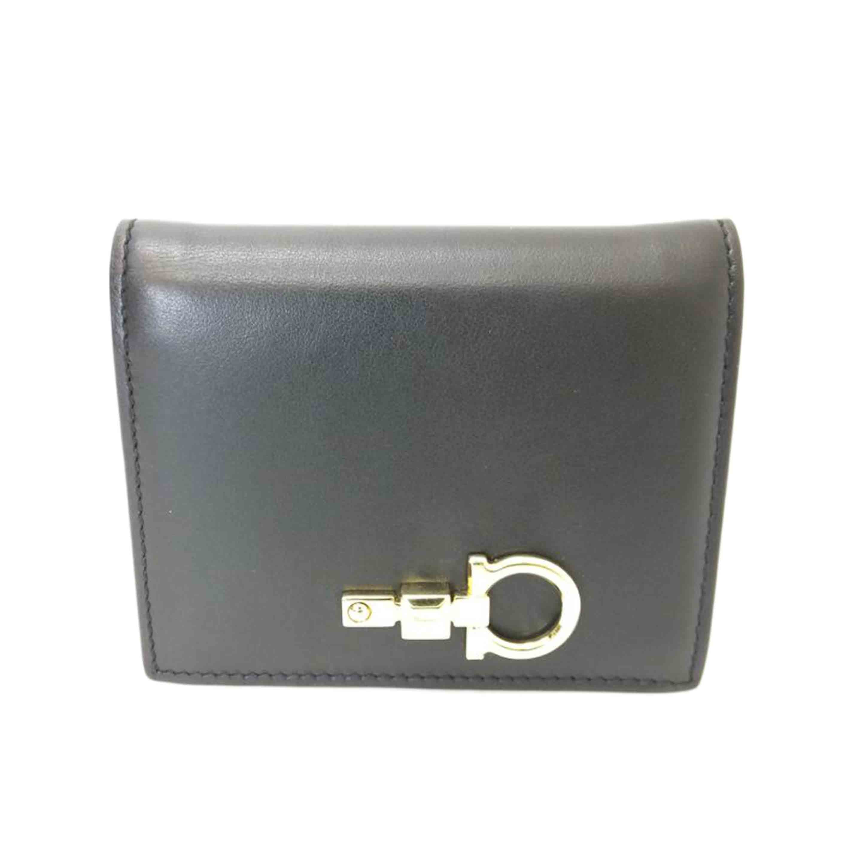 Ferragamo フェラガモ/レザー二つ折り財布/22-E032//ABランク/88