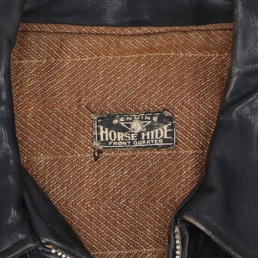 HORSE　HIDE HORSE HIDE/ヴィンテージレザーコート//ABランク/82
