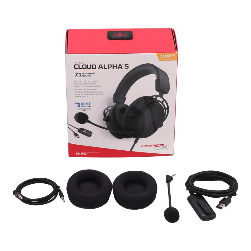 HyperX ハイパーエックス　/ゲーミングヘッドセット／Cloud　Alpha　S　/HX-HSCAS//-/Bランク/62