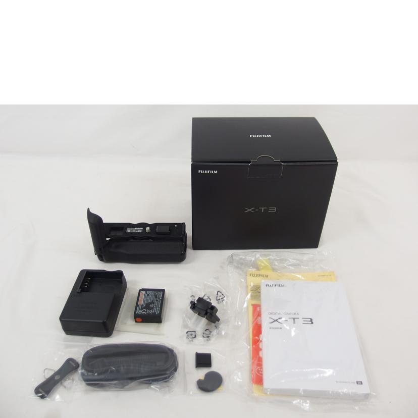 FUJIFILM フジフィルム/デジタルカメラボディ＋バッテリーグリップ/X-T3/ﾌﾞﾗｯｸ//8D001393/ABランク/04