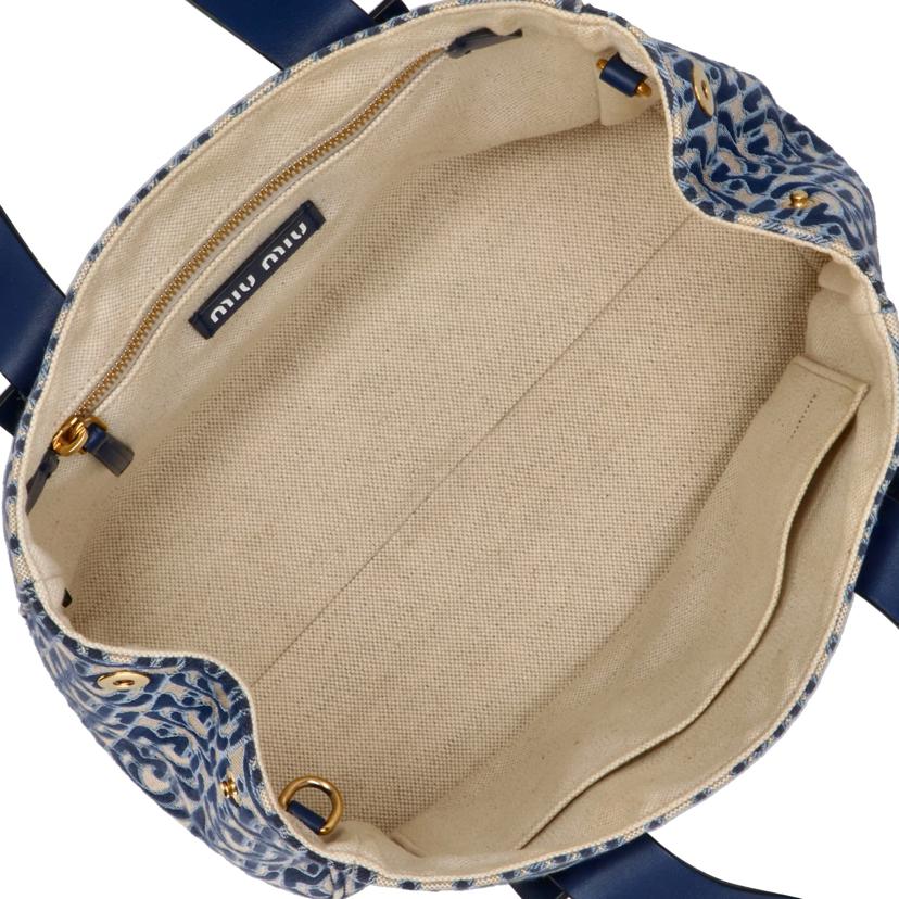 miu　miu　 ミュウミュウ/キャンバス2WAYショルダーバッグ/5BA085//ABランク/18