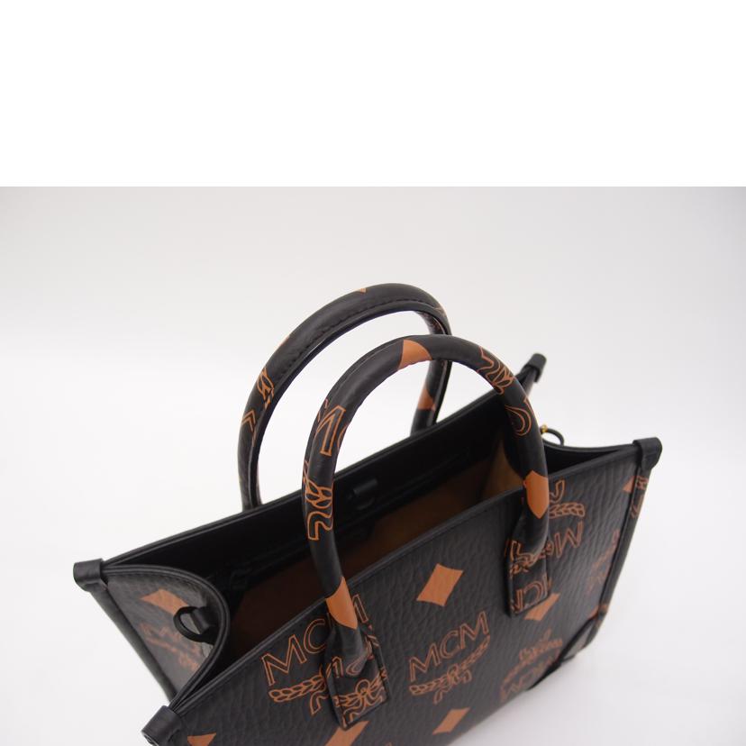 MCM エムシーエム/スモール2wayトート／マキシヴィセトス／ブラック/MWTDABO01BK001//Sランク/69