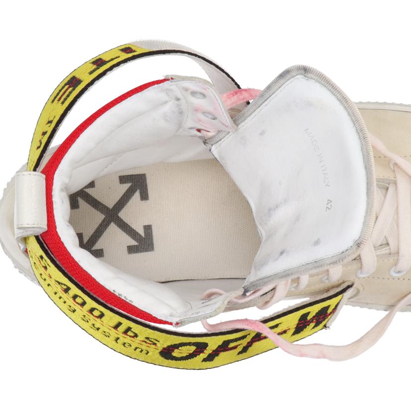 OFF－WHITE オフホワイト/INDUSTRIAL　BELT　HI　TOP//ABランク/85