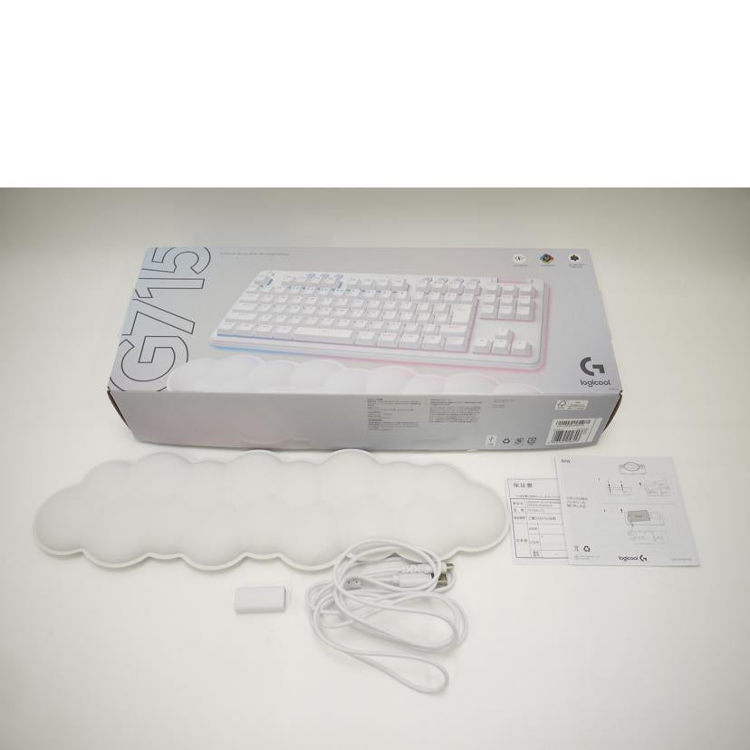 Logicool ロジクール/ゲーミングキーボード［ホワイトミスト］/G715WL-TC//2305MR288078/Aランク/69
