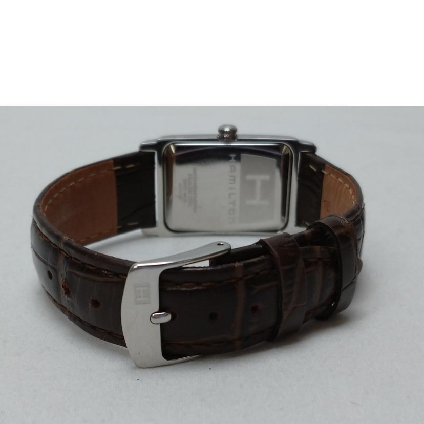 ハミルトン　h114110 アードモア　希少　時計　クォーツ HAMILTON/ハミルトン】 H114110 アードモアスクエア △ベルト