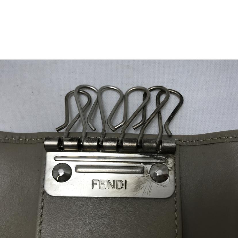 FENDI ﾌｪﾝﾃﾞｨ/6連　キーケース　ズッキーノ/2266.8AP002.KU8-048//ABランク/51