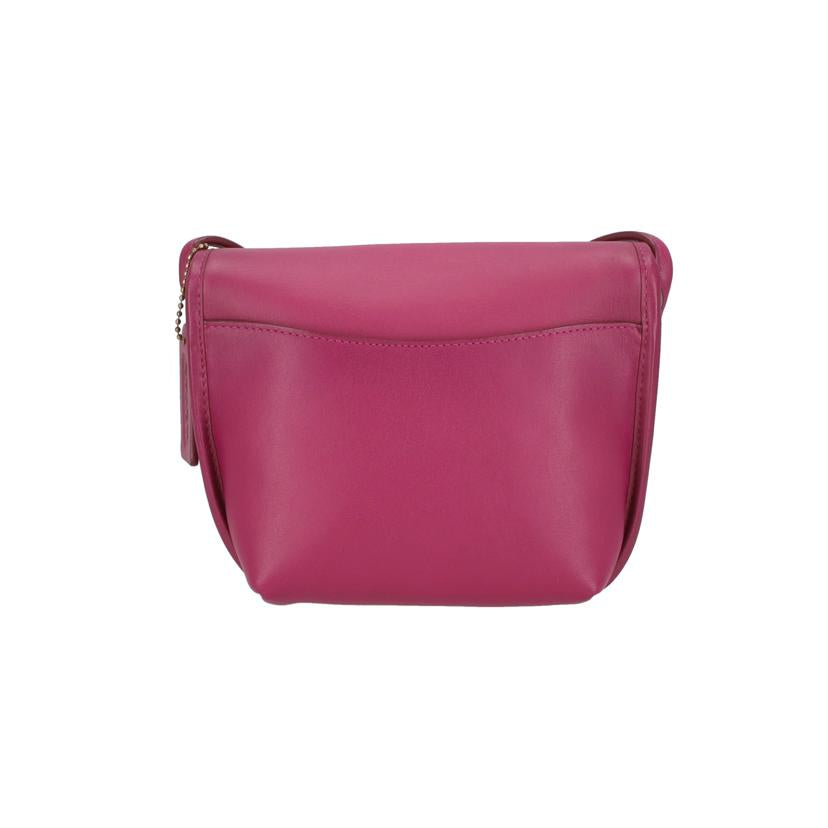 COACH コーチ/ターンロックフラップショルダーポーチ／ピンク系/2905//M19**/Aランク/18