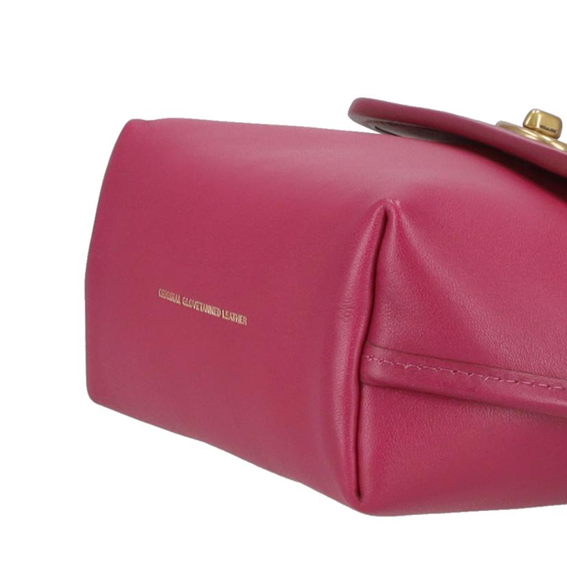 COACH コーチ/ターンロックフラップショルダーポーチ／ピンク系/2905//M19**/Aランク/18