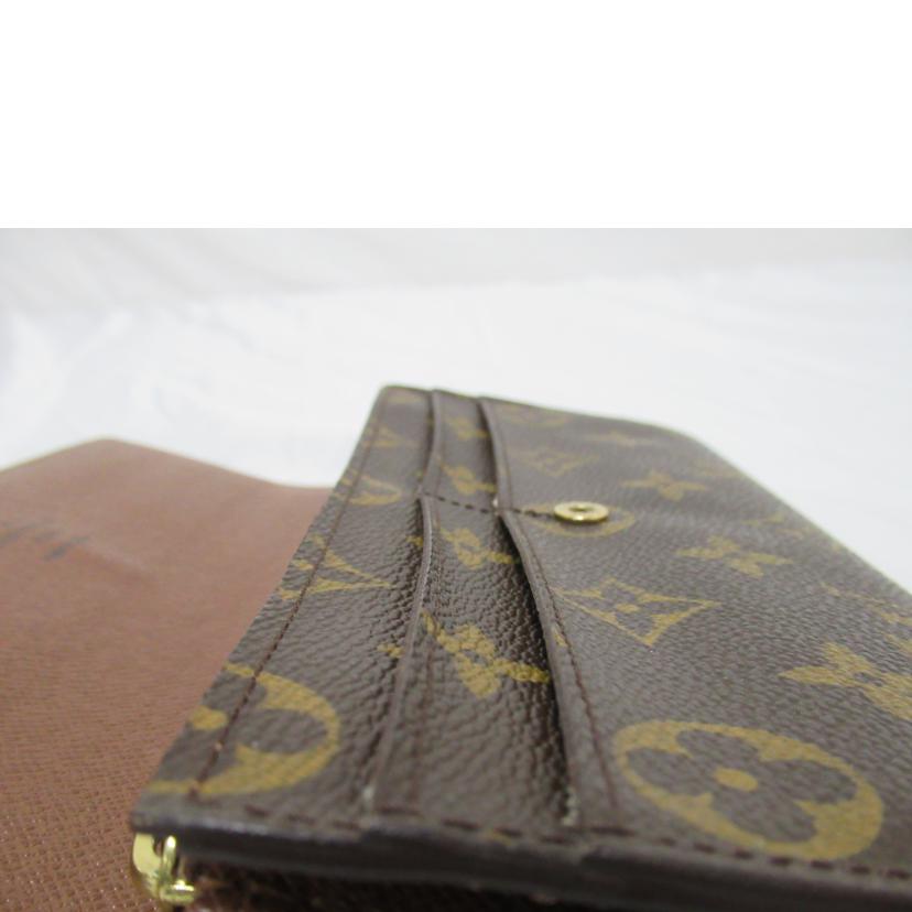 LOUIS VUITTON/ポルトフォイユ・サラ／モノグラム/M61734//CA2***/Aランク/63