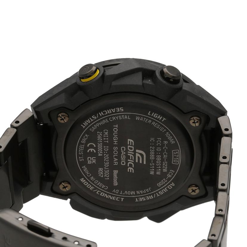 CASIO カシオ/EDIFICE/WINDFLOW/タフソーラー/ECB-2200YDC-1AJF//F10***/Aランク/78