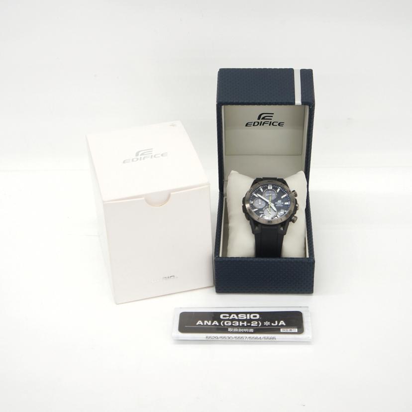 CASIO カシオ/EDIFICE/クロノグラフ/ソーラー/ラバーベルト/EFS-S640//E4G***/Aランク/78