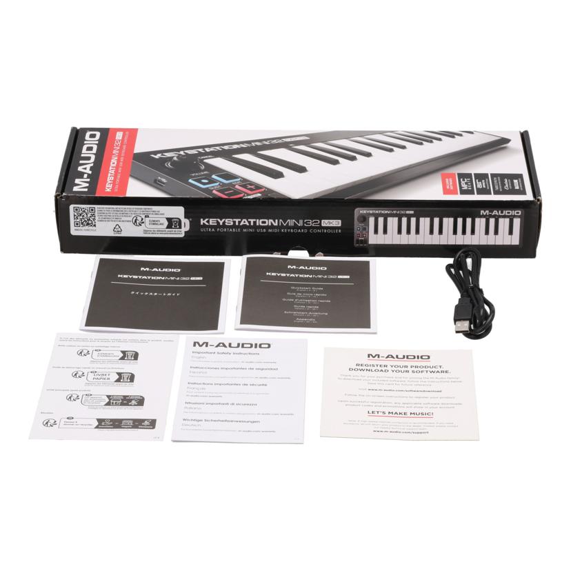 M－AUDIO エムオーディオ　/MIDIキーボードコントローラー/Keystation Mini 32 MK3//B52509240114145/Aランク/69