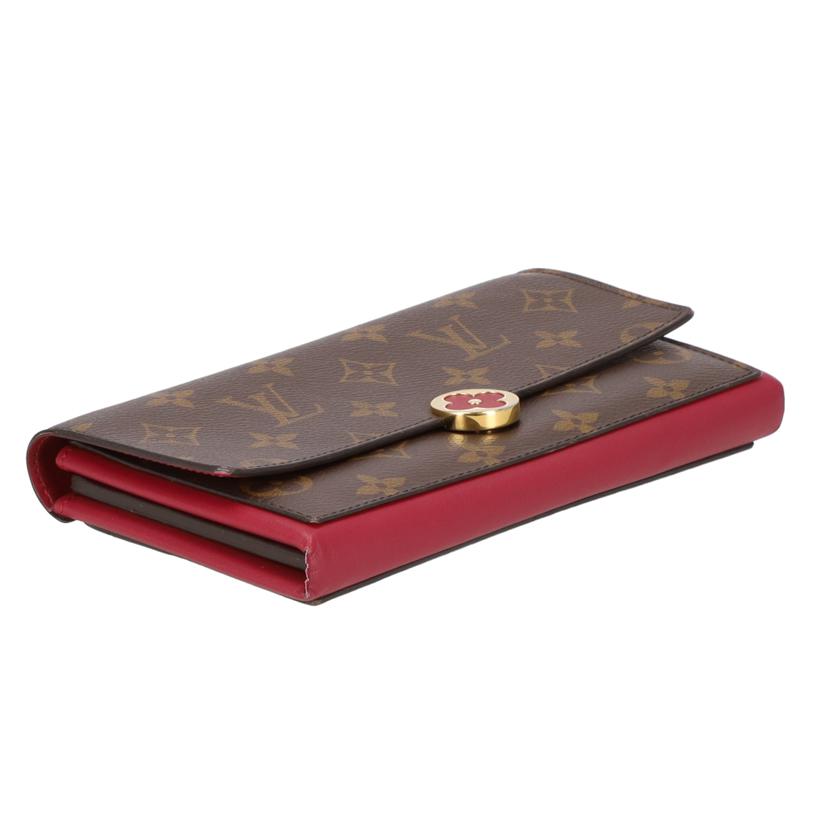 LOUIS　VUITTON ルイ・ヴィトン/ポルトフォイユ・フロール／モノグラム／フューシャ/M64585//CA2***/Aランク/09