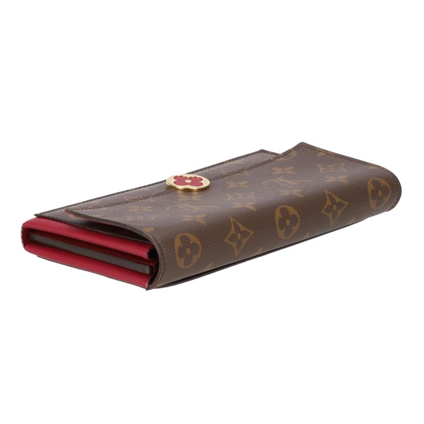 LOUIS　VUITTON ルイ・ヴィトン/ポルトフォイユ・フロール／モノグラム／フューシャ/M64585//CA2***/Aランク/09