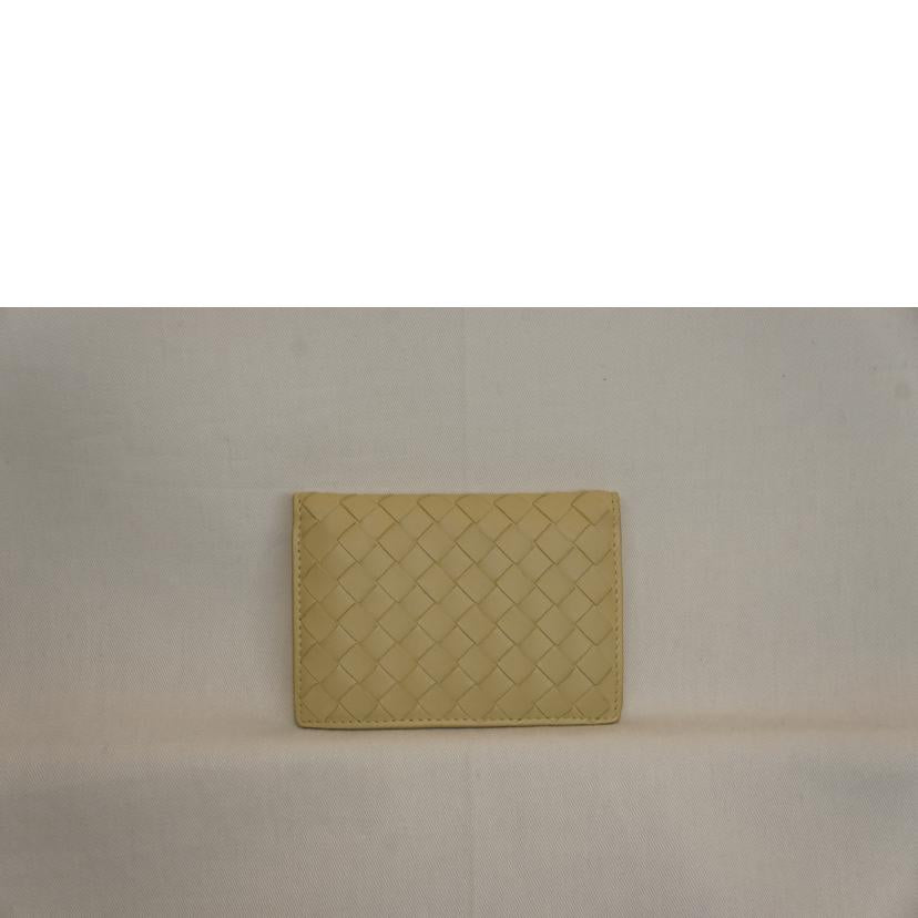 BOTTEGA　VENETA ボッテガヴェネタ/イントレチャートカードケースベージュ//ABランク/92