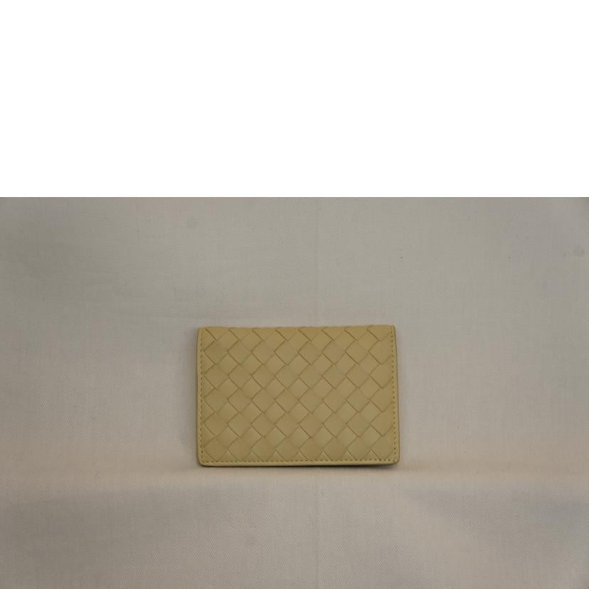 BOTTEGA　VENETA ボッテガヴェネタ/イントレチャートカードケースベージュ//ABランク/92