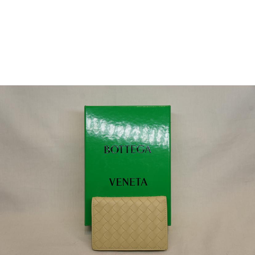 BOTTEGA　VENETA ボッテガヴェネタ/イントレチャートカードケースベージュ//ABランク/92