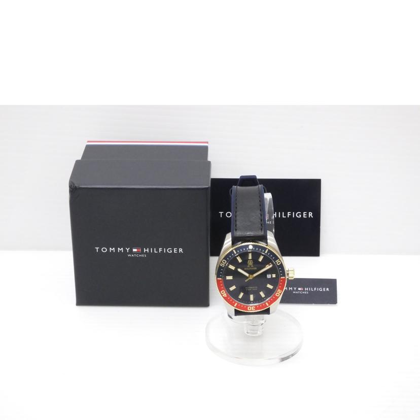 TOMMY　HILFIGER トミーヒルフィガー/TH85／裏スケ／デイト／メンズ自動巻き/1792141//381******/SAランク/88