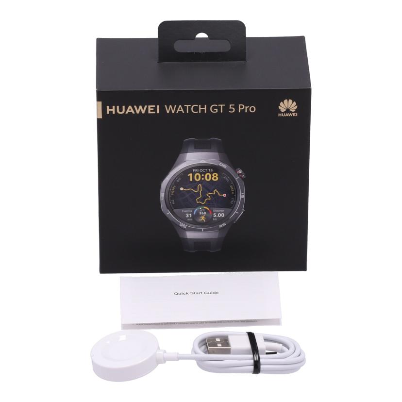 HUAWEI ファーウェイ　/スマートウォッチ／WATCH　GT5　PRO　46mm/VLI-B29//3DUTQ24805000900/Aランク/09
