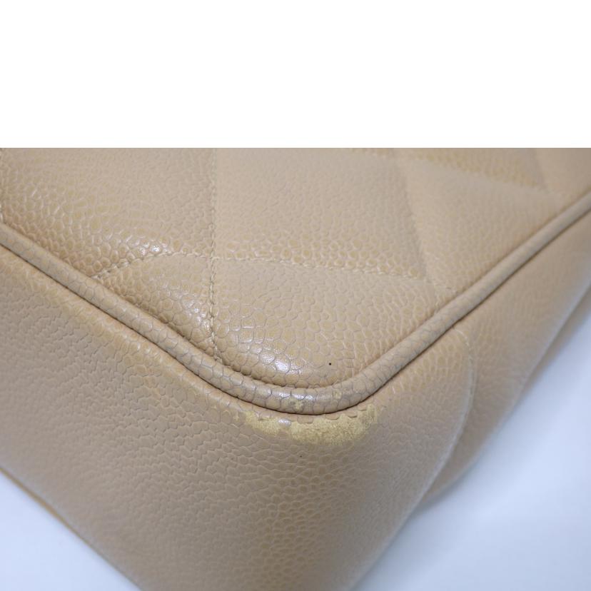 CHANEL シャネル/マトラッセキャビアスキントート／ココマーク／ベージュ／ゴールド金具//ｼﾘｱ****/ABランク/84