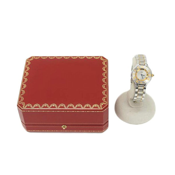 Cartier カルティエ/マスト21コンビYG×SS /レディースクオーツ/1340/W10073R6//PL1*****/Aランク/75