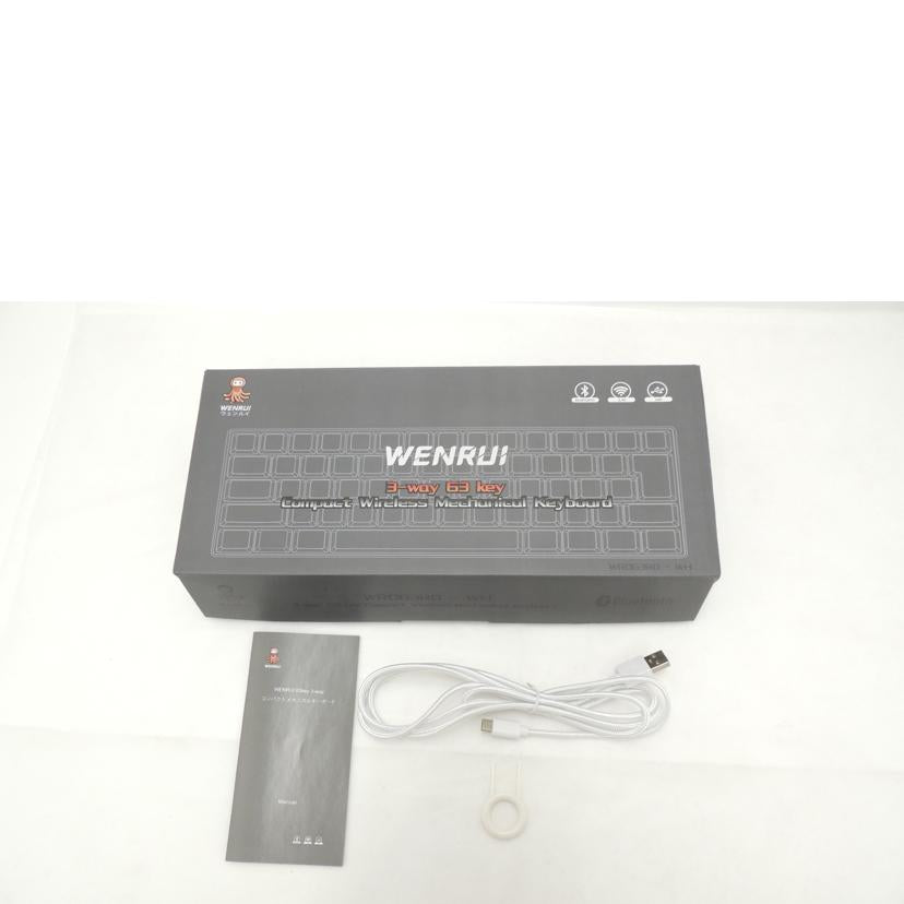 WENRUI ウェンルイ/メカニカルキーボード/WR063RD-WH//-/ABランク/69