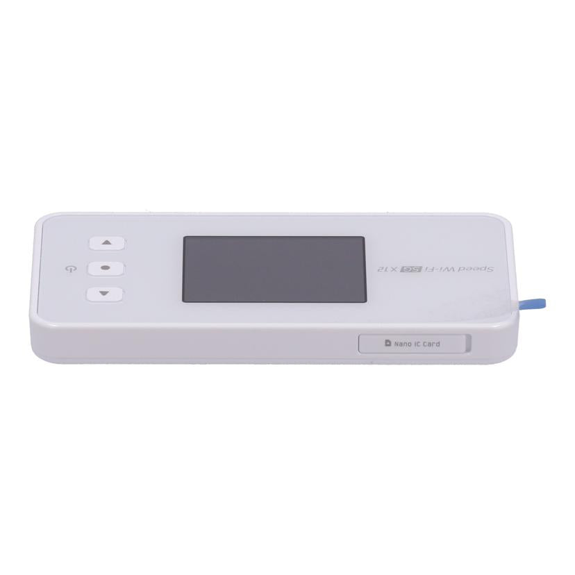 NEC　au 日本電気　/Wi－Fi　モバイルルーター／Speed　Wi－Fi　5G　X12/NAR03SWU//WKUW4X306943C0/ABランク/62