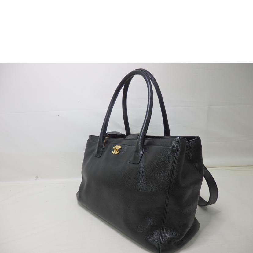 CHANEL シャネル/エグゼクティブトート／黒／ゴールド金具//133*****/ABランク/84