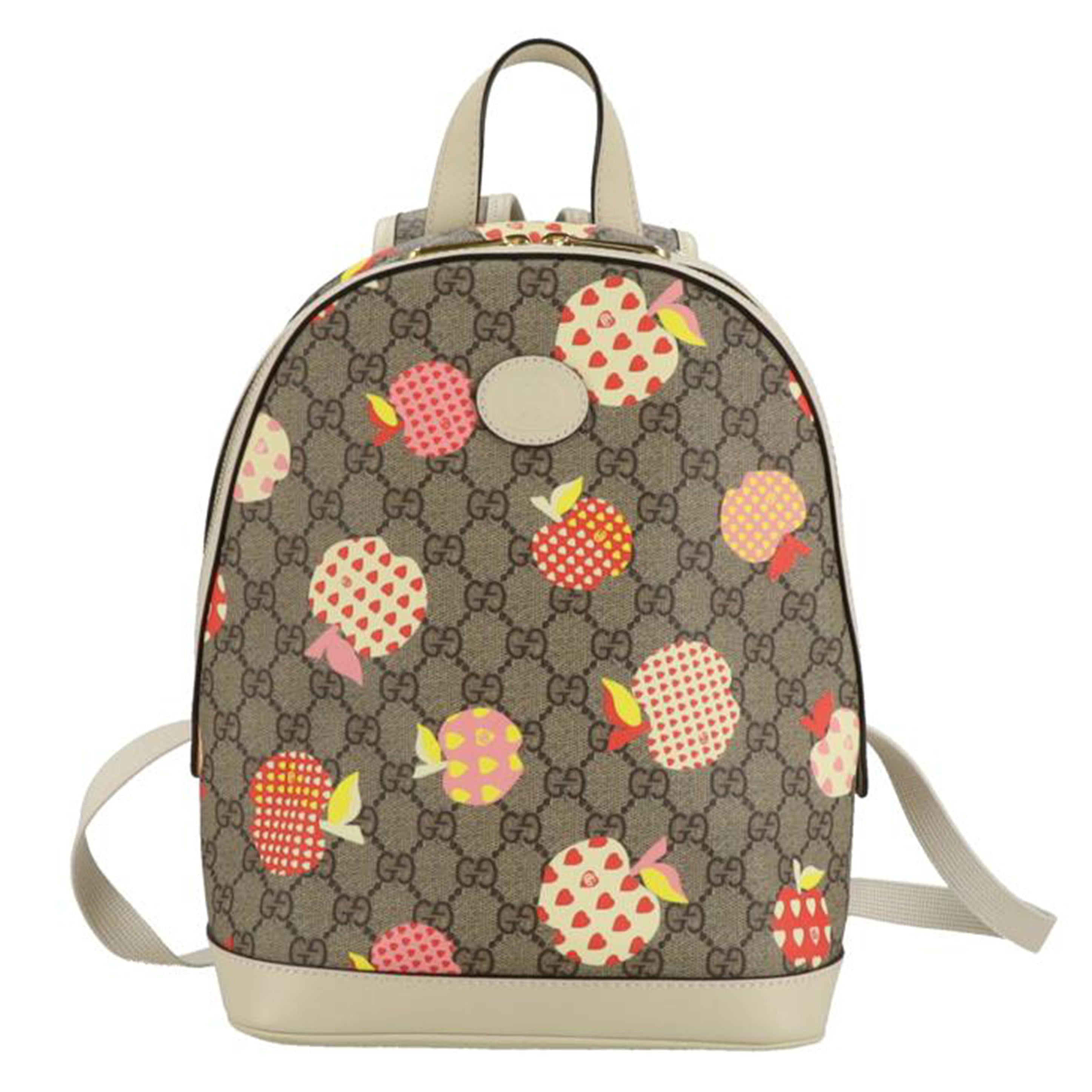 GUCCI グッチ/レ・ポム/アップル＆ハートGGスプリームリュック/552884//493***/ABランク/91