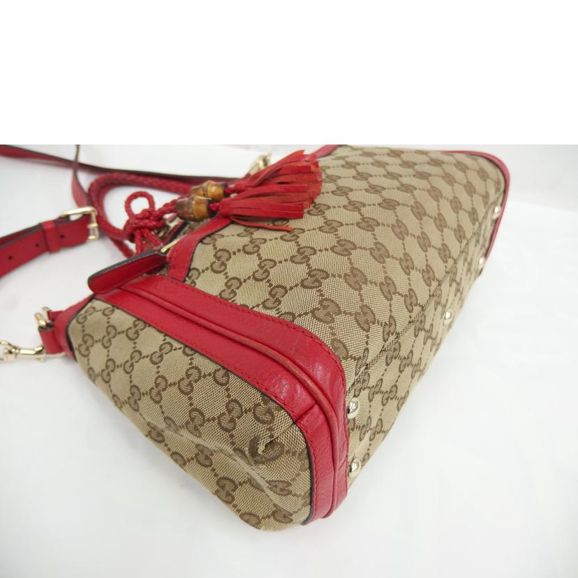 GUCCI グッチ/GGキャンバスバンブーハンド/282300//Bランク/82