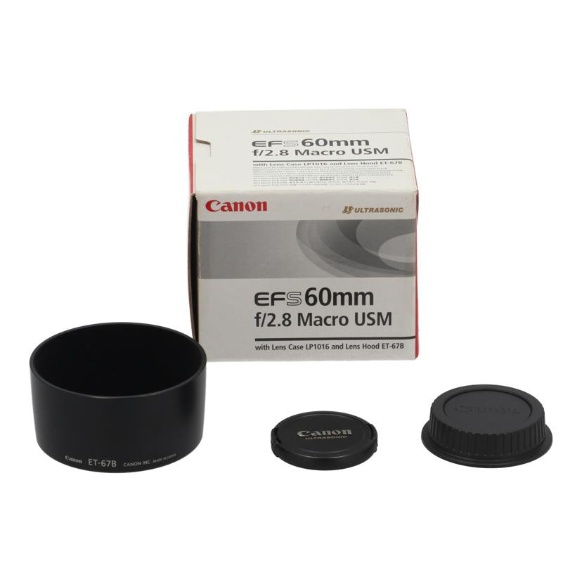Canon キヤノン　/交換レンズ／60mm/EF-S60mm F2.8 ﾏｸﾛ USM//03053362/Bランク/62