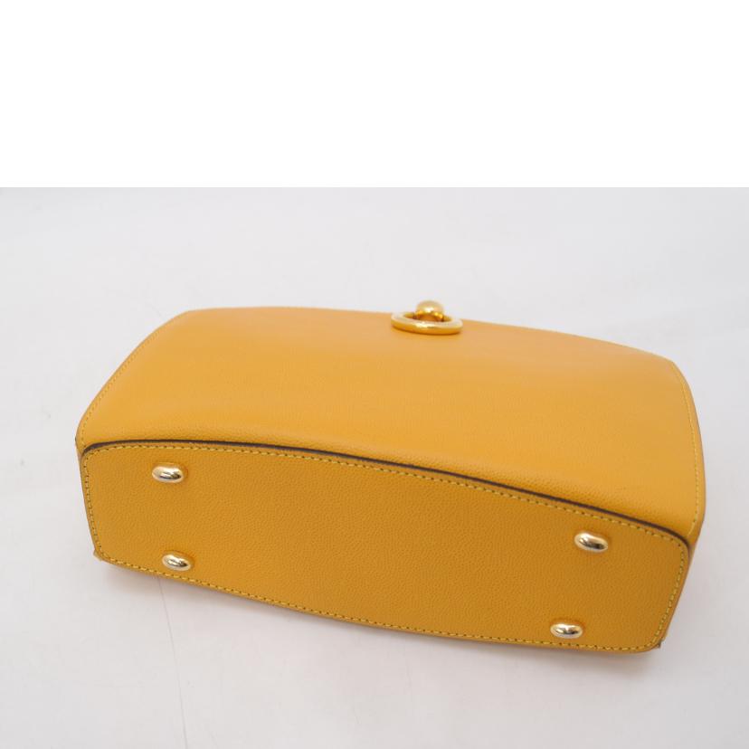 CELINE セリーヌ/レザーショルダー／マスタード//M95/Aランク/69