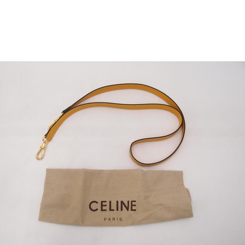 CELINE セリーヌ/レザーショルダー／マスタード//M95/Aランク/69