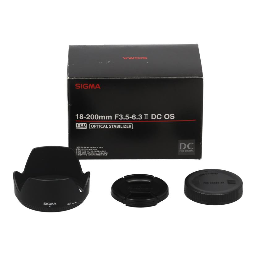 SIGMA　Canon シグマ　/交換レンズ／18－200mm/18-200mm F3.5-6.3 II DC OS HSM//12878005/ABランク/62