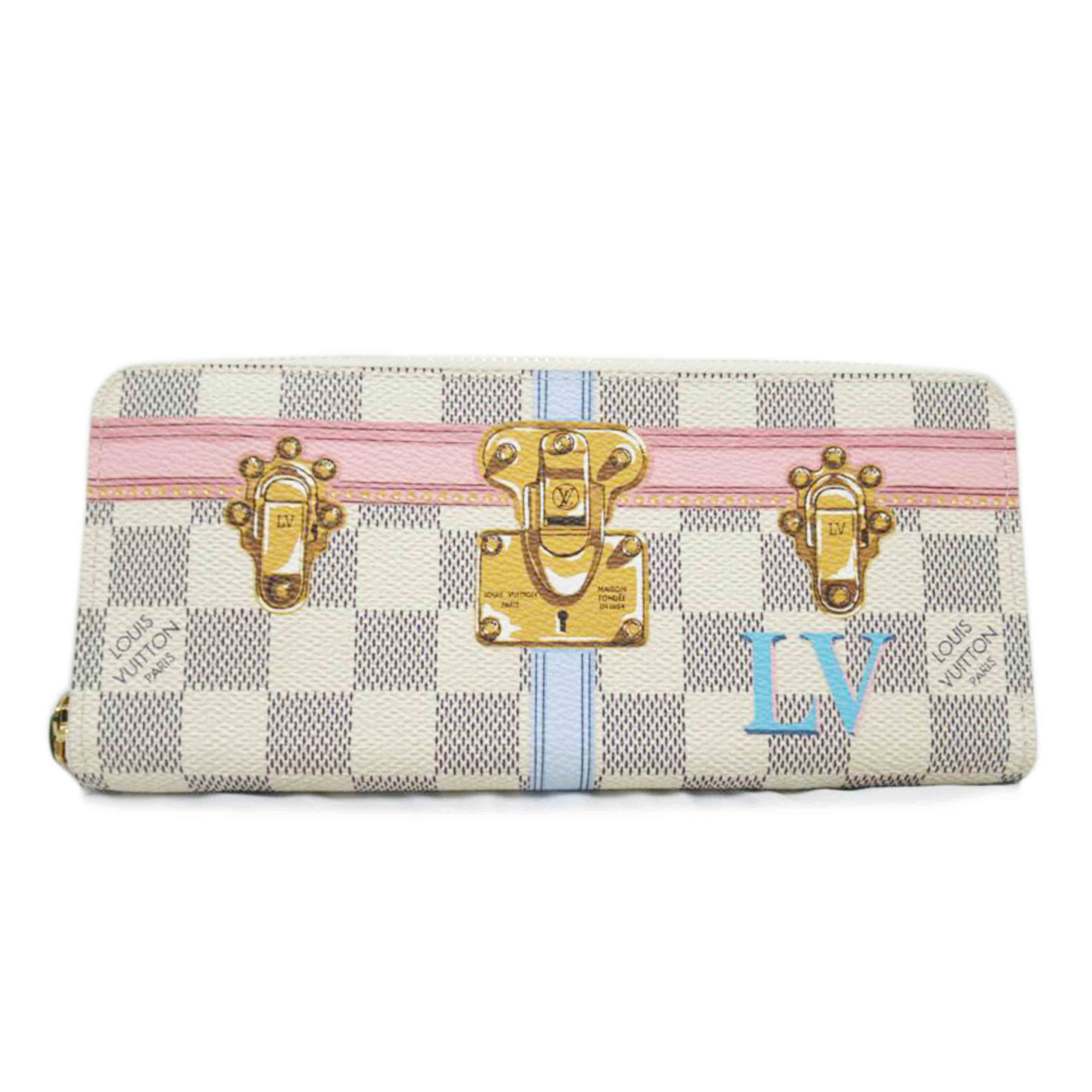 LOUIS VUITTON/ポルトフォイユ・クレマンス／ダミエ・アズール／サマートランク/N60109//CA1***/Aランク/63