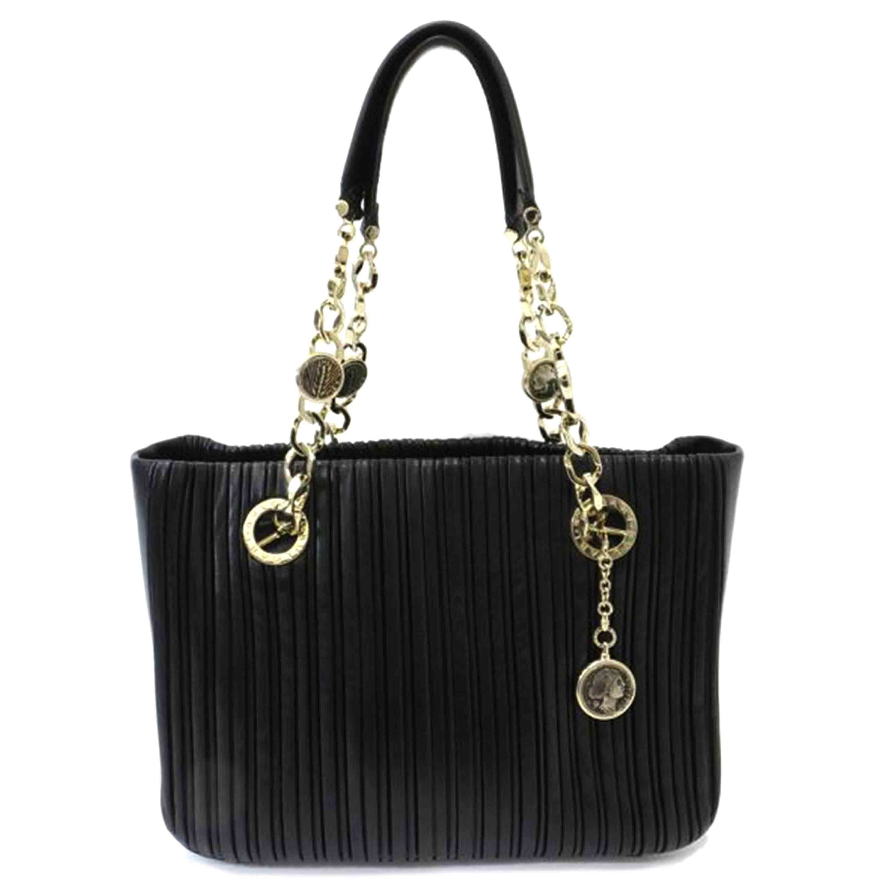 BVLGARI BVLGARI/モネーテチェーンレザートートバッグ/37360//Aランク/88