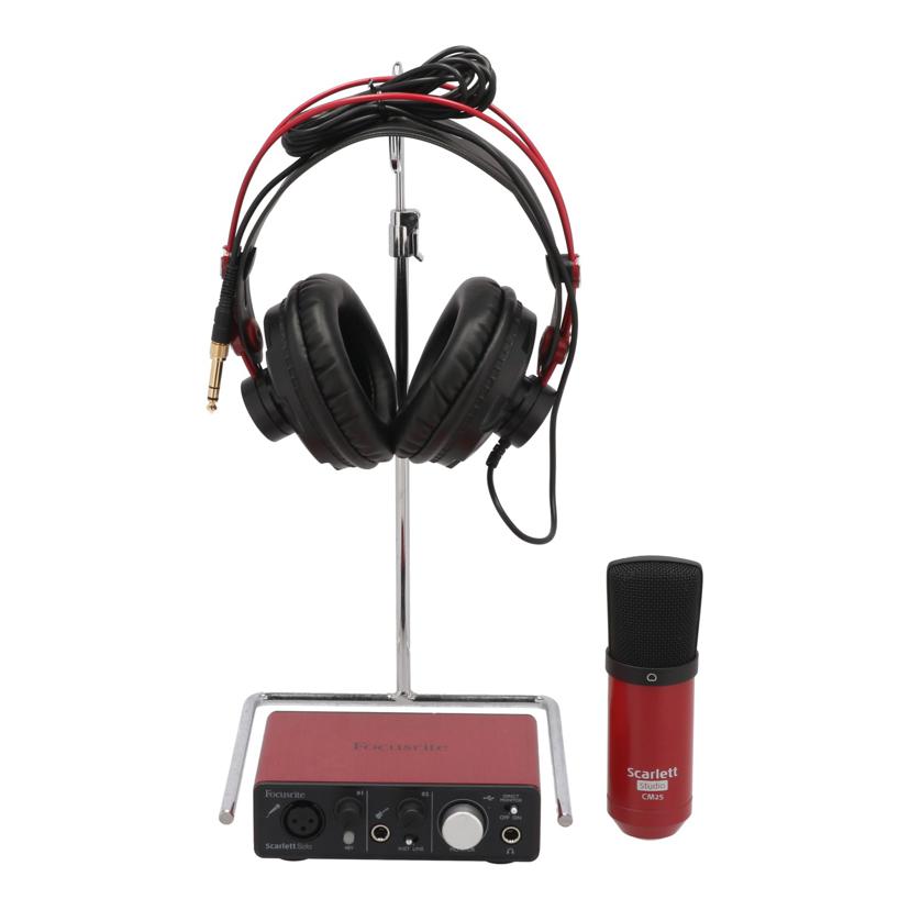 Focusrite フォーカスライト /オーディオインターフェース/Scarlet Solp Studio Pack//T764325006286/Bランク/22