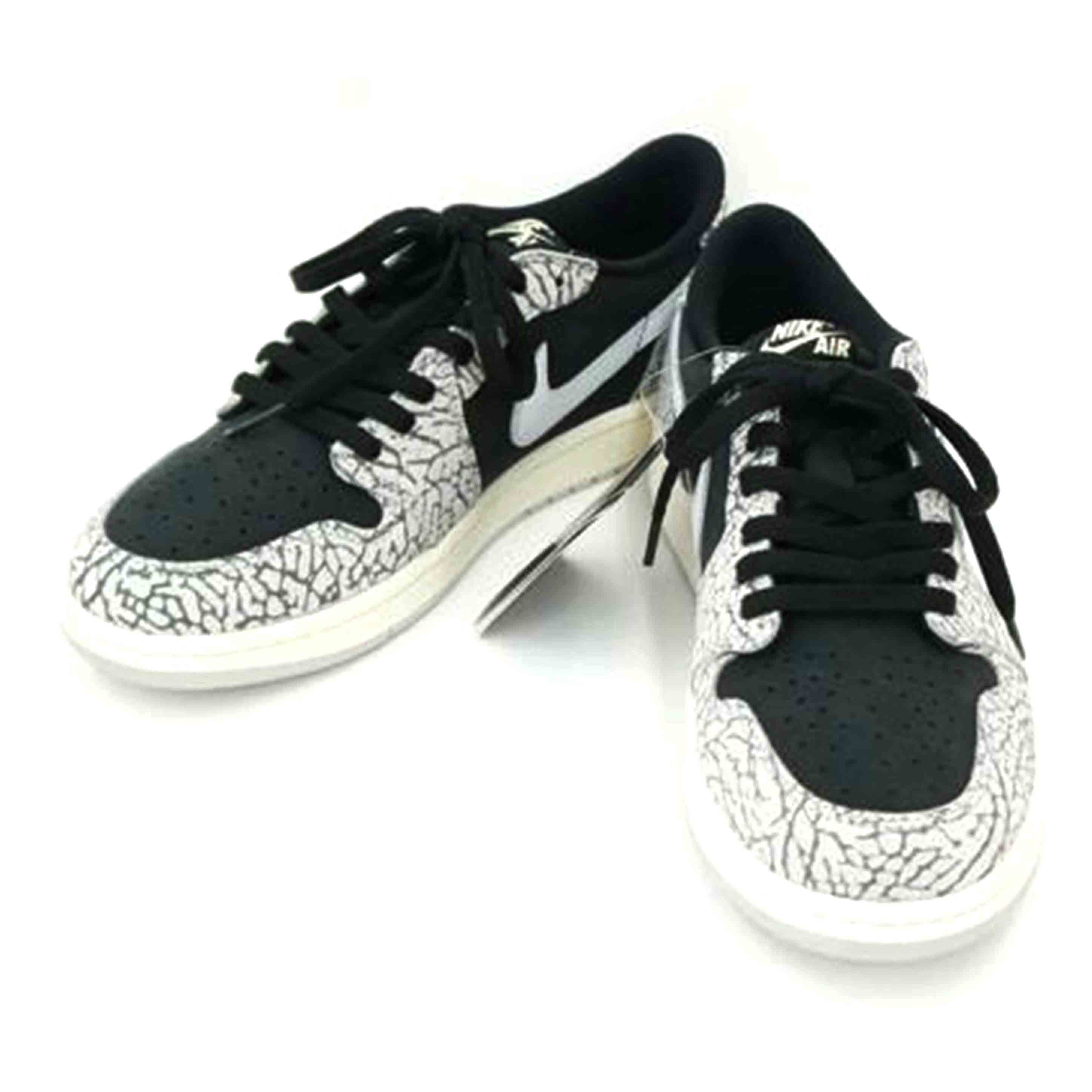NIKE ナイキ/AIR　JORDAN　1　RETRO　LOW　OG　Black　Cement/CZ0790-001//Sランク/05