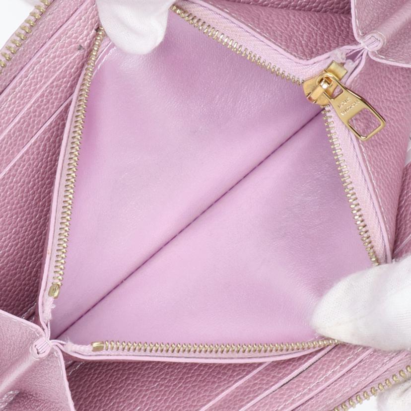 LOUIS VUITTON ルイ・ヴィトン/ポルトフォイユ・クレマンス／アンプラント／メタリックピンク/M82173//RFI****/Bランク/25