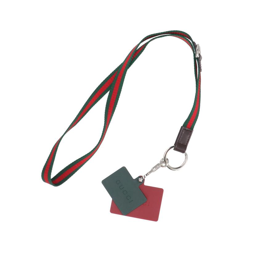 GUCCI グッチ/シェリーラインネックストラップ//Aランク/18