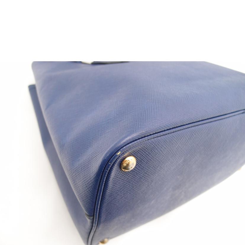 PRADA プラダ/サフィアーノ2wayトート／ブルー//117/ABランク/69