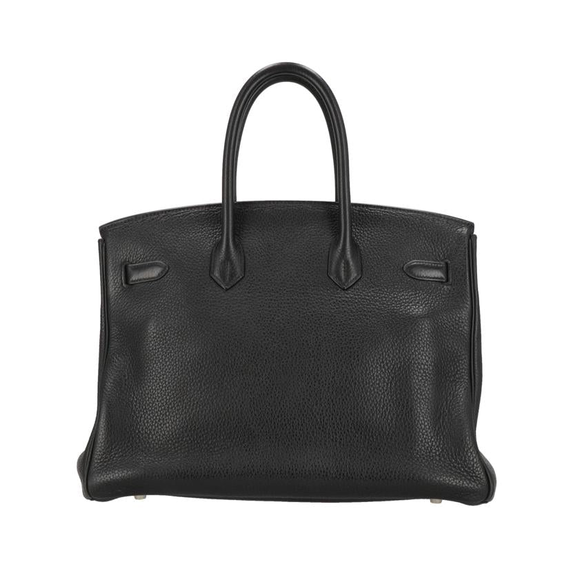 HERMES エルメス/バーキン35／トリヨンクレマンス／ブラック／SV金具//□N ******/ABランク/75