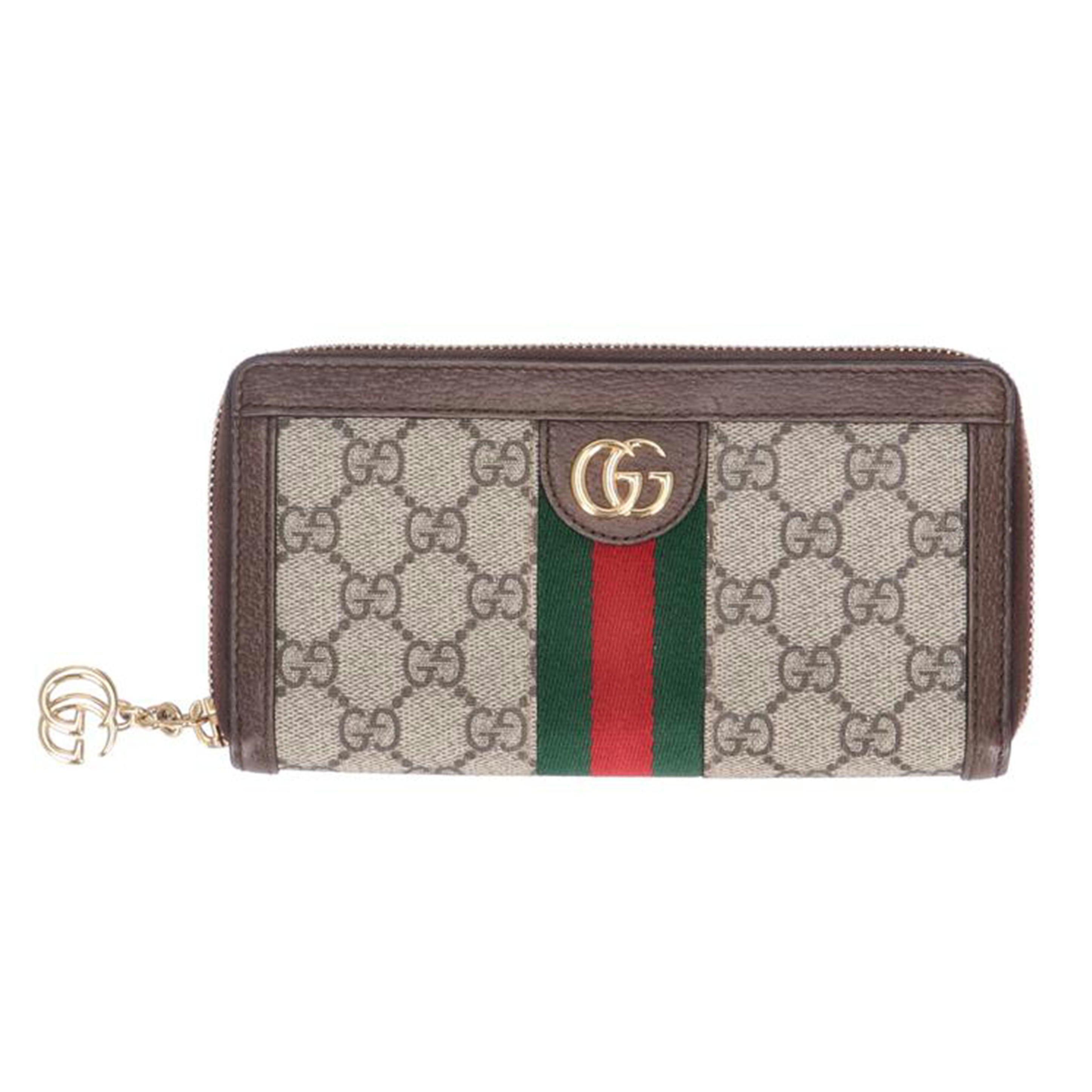 GUCCI グッチ/GGスプリームオフディアラウンドファスナー長財布/523154//114*/ABランク/75