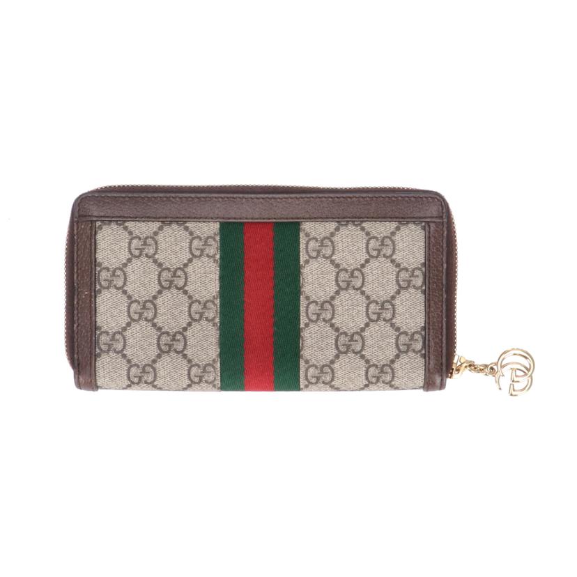 GUCCI グッチ/GGスプリームオフディアラウンドファスナー長財布/523154//114*/ABランク/75