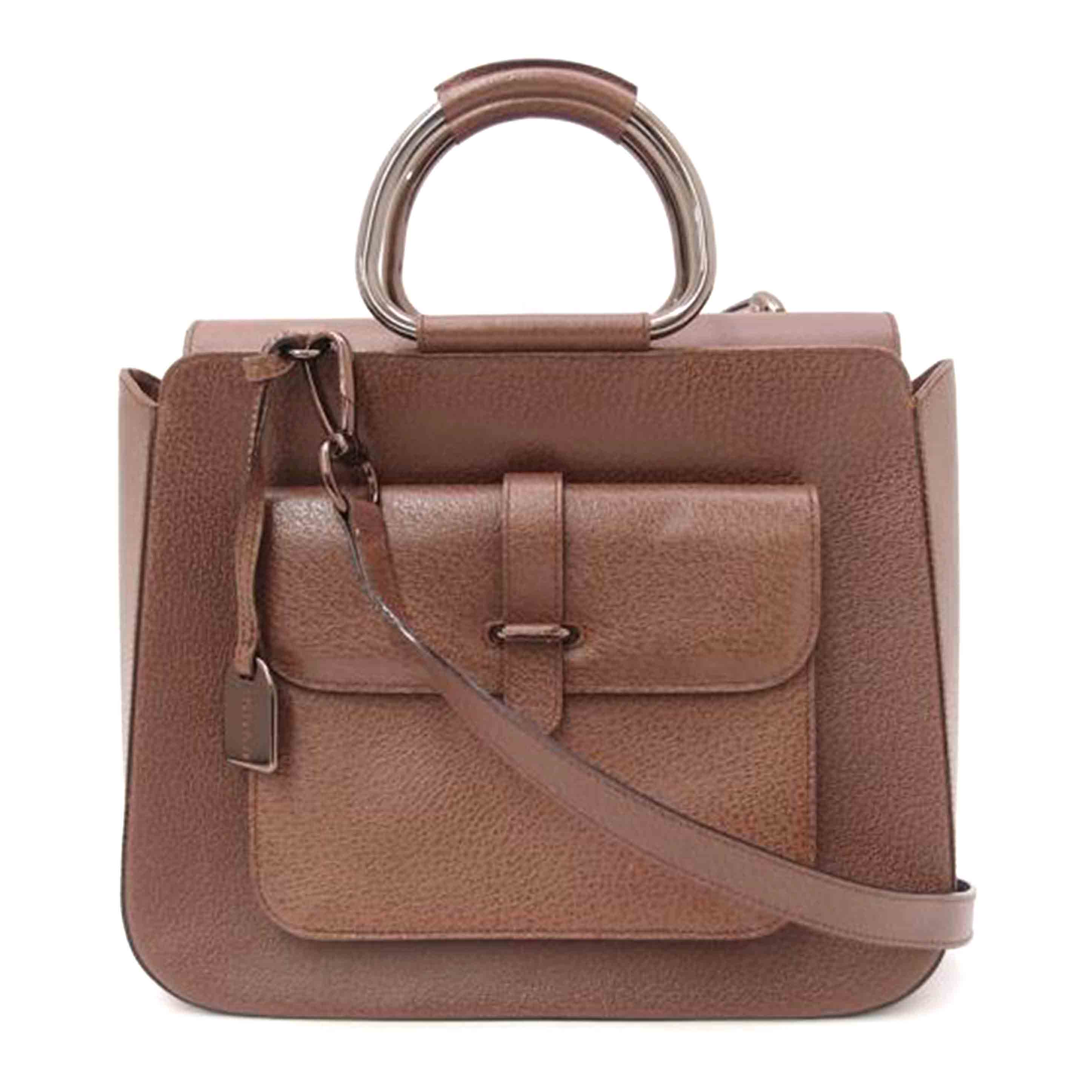 GUCCI グッチ/レザー2wayハンド／ブラウン/000.2058//307/Aランク/69