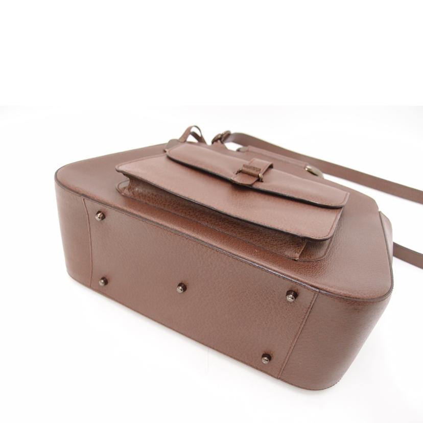 GUCCI グッチ/レザー2wayハンド／ブラウン/000.2058//307/Aランク/69